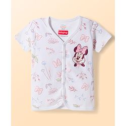 Babyhug Disney Interlock Knit Half Sleeves Jhablas With Marie & Minnie Mouse Graphics Pack of 2 - Multicolor