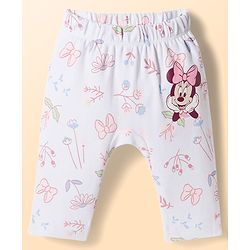 Babyhug Disney 100% Cotton Knit Full Length Diaper Leggings With Disney Characters Graphics Pack Of 2 - Multi Color
