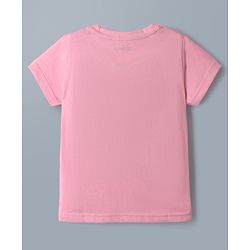 Babyhug Disney 100% Cotton Single Jersey Knit Half Sleeves Tshirts With Minnie Mouse Print Pack Of 2 - Pink & White