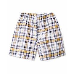 Babyhug Cotton Poplin Woven Checks Boxers With Tiger Print Pack of 3 - Multicolor