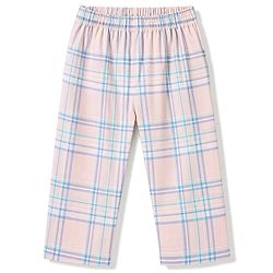Babyhug Cotton Knit Full Sleeves Shirt & Pyjama Night Suit with Checks - Peach & Blue