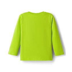 Babyhug Disney Single Jersey Knit Full Sleeves Pyjama Night Suit with Mickey Mouse Graphics - Limegreen