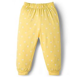 Babyhug Disney Full Sleeves T-Shirt & Pyjama Night-Suit With Minnie Mouse Graphics - Yellow