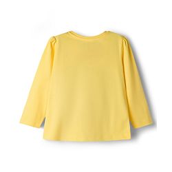 Babyhug Disney Full Sleeves T-Shirt & Pyjama Night-Suit With Minnie Mouse Graphics - Yellow
