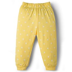 Babyhug Disney Full Sleeves T-Shirt & Pyjama Night-Suit With Minnie Mouse Graphics - Yellow