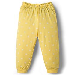 Babyhug Disney Full Sleeves T-Shirt & Pyjama Night-Suit With Minnie Mouse Graphics - Yellow