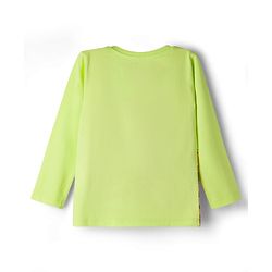 Babyhug Disney Single Jersey Knit Full Sleeves T-Shirt & Pyjama Night-Suit With Winnie The Pooh Graphics - Neon Green