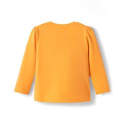 Babyhug Disney Single Jersey Knit Full Sleeves T-Shirt & Pyjama Night Suit with Minnie Mouse Graphics - Orange