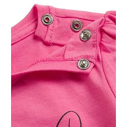 Babyhug Disney Single Jersey Knit Full Sleeves T-Shirt & Pyjama Night-Suit With Minnie Mouse Graphics - Pink
