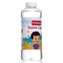 Babyhug Bubble Liquid Solution, Bubble Refill Bottle, Bubble Maker Liquid for Guns - 750 ml| BIS Approved
