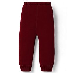 Babyhug Knitted Full Sleeves Sweater Set With Deer Design - Maroon