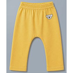 Babyhug 100% Cotton Knit Full Length Diaper Leggings With Koala Print Pack of 3 - Multicolor