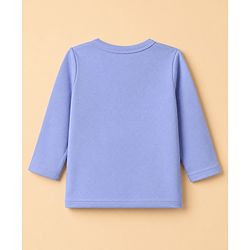 Babyhug 100% Cotton Interlock Knit Full Sleeves Jhablas with Cute Baby Bear Embroidery and Bear Travel Print Pack of 3 - White, Light Grey, Lavender