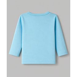 Babyhug 100% Cotton Interlock Knit Front Open Full Sleeves Striped Jhablas With Teddy Bear Print & Applique Pack of 3 - Yellow, White & Light Blue