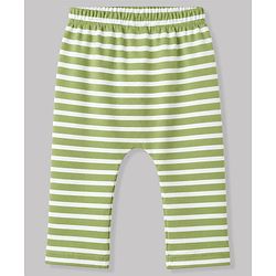 Babyhug 100% Cotton Knit Full Length Striped Star & Vehicles Printed Diaper Leggings Pack of 3 - Multicolor