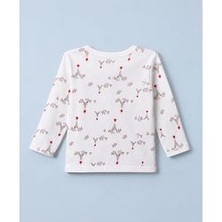 Babyhug 100% Cotton Interlock Knit Jhablas with Full Sleeves and Truck Print Pack of 3 in Cream