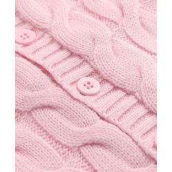 Babyhug Fur- Lined Hooded Sweater PINK 18-24m