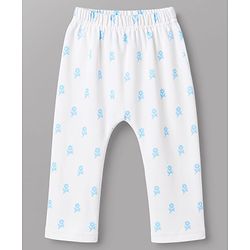 Babyhug Interlock Knit Full Length Printed Diaper Leggings Pack of 3 - Multicolor