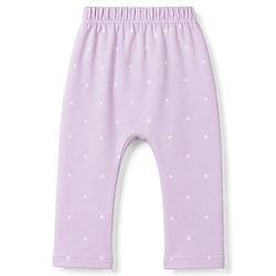 Babyhug Interlock Knit Full Length Diaper Leggings with Fox & Star Print Pack of 3 - Multicolor
