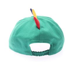 Babyhug 100% Cotton Woven Baseball Cap With Text Embroidery Green - Diameter 14.5 cm