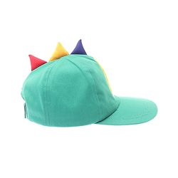 Babyhug 100% Cotton Woven Baseball Cap With Text Embroidery Green - Diameter 14.5 cm