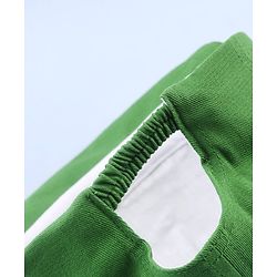 Babyhug 100% Cotton Woven Summer Cap With Text Emroidery & Dino Applique Olive Green - Diameter 20.5 cm