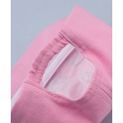 Babyhug 100% Cotton Woven Baseball Cap With Kitty Face Face Embroidery - Pink