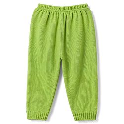 Babyhug Knit Full Sleeves Striped Sweater Set - Green