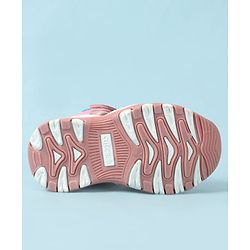 Cute Walk by Babyhug Velcro Closure Text Printed Sandal - Pink