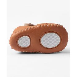 Cute Walk by Babyhug Velcro Closure Booties - Brown