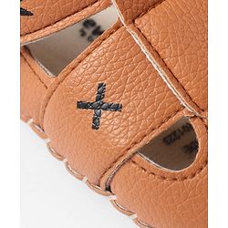 Cute Walk by Babyhug Velcro Closure Booties - Brown