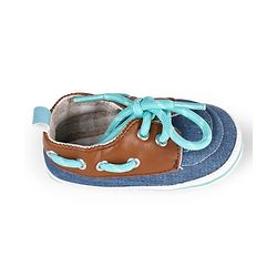 Cute Walk by Babyhug Lace Up Solid Booties - Navy Blue