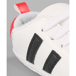 Cute Walk by Babyhug Lace Up Closure Booties - White