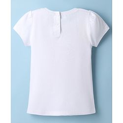 Babyhug Disney Single Jersey Knit Half Sleeves T-Shirt & Shorts Night Suit With Marie Graphics - Multicolor