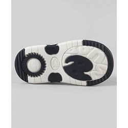 Cute Walk by Babyhug Velcro Closure Polka Dots Printed Sandal With Bow Applique  - Blue