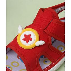 Cute Walk by Babyhug Velcro Closure Sandals with Applique - Navy Blue