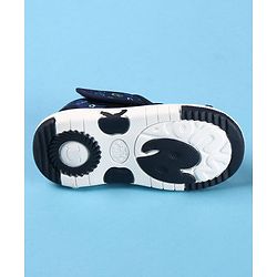 Cute Walk by Babyhug Velcro Closure Sandals with Astronaut Applique - Navy Blue