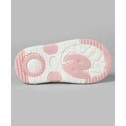 Cute Walk by Babyhug Velcro Closure Sandals With Floral Applique - Pink