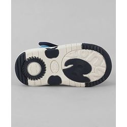 Cute Walk by Babyhug Mesh Velcro Closure Sandal With Bear Print - Blue