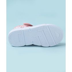Cute Walk by Babyhug Velcro Closure Sandals with Elephant Print - Pink
