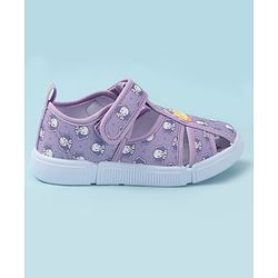 Cute Walk by Babyhug Velcro Closure Sandals with Elephant Print - Pink