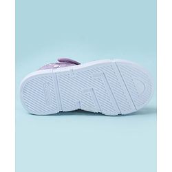 Cute Walk by Babyhug Velcro Closure Sandals with Elephant Print - Pink