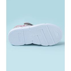 Cute Walk by Babyhug Velcro Closure Sandals with Elephant Print - Pink