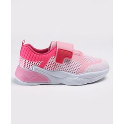 Cute Walk by Babyhug Velcro Closure Solid Sneakers - Pink