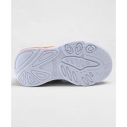 Cute Walk by Babyhug Velcro Closure Sneakers With Animal Patch - Grey