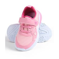 Cute Walk by Babyhug Velcro Closure Solid Sneaker Shoes - Purple