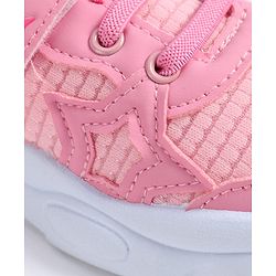 Cute Walk by Babyhug Velcro Closure Solid Sneaker Shoes - Purple