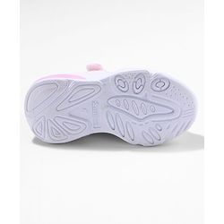 Cute Walk by Babyhug Velcro Closure Rainbow Printed Sneaker - Pink