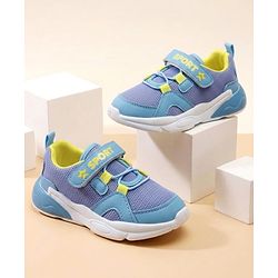 Cute Walk by Babyhug Velcro Closure Solid Sneakers - Blue