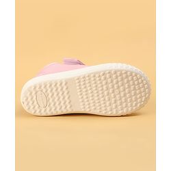 Cute Walk by Babyhug Velcro Closure Casual Shoes with Animal Print - Pink